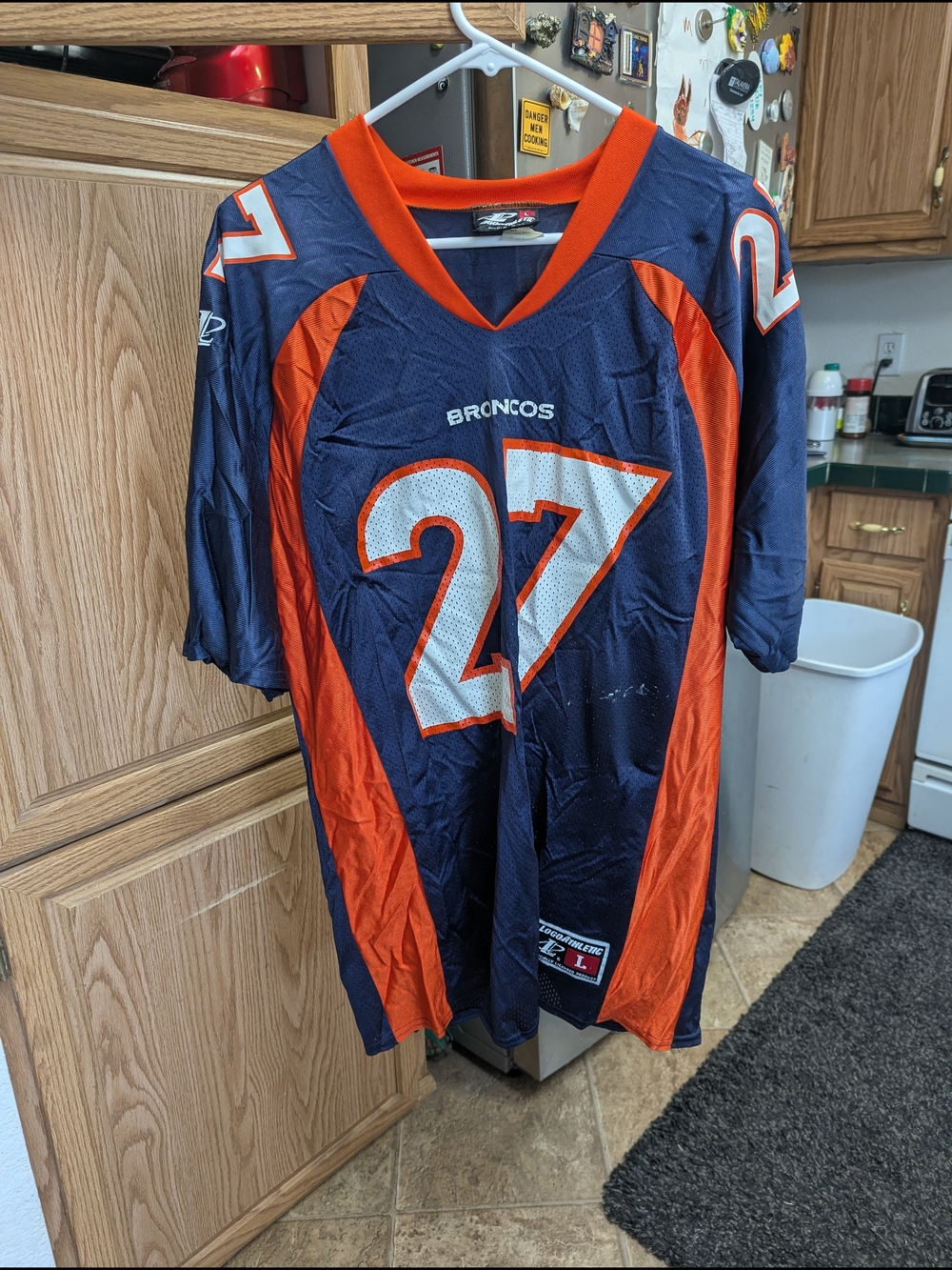 Denver Broncos Number 27 Jersey Size Large